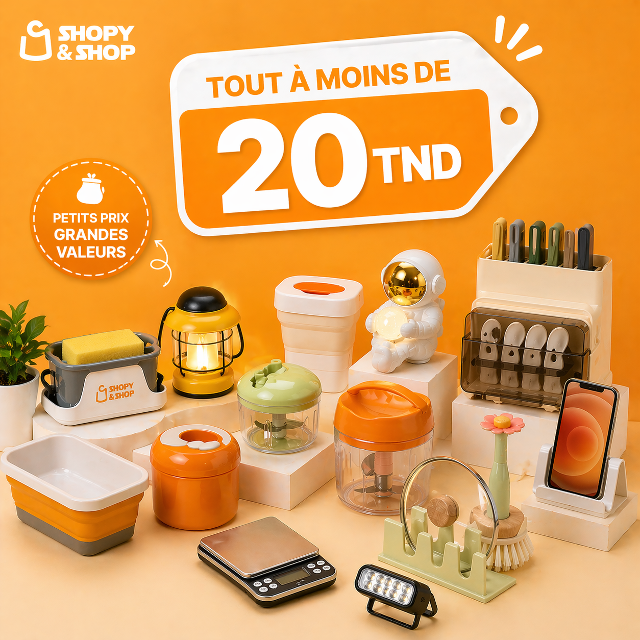 Tout à moins de 20 TND