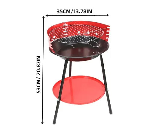 Barbecue à charbon en Acier Robuste