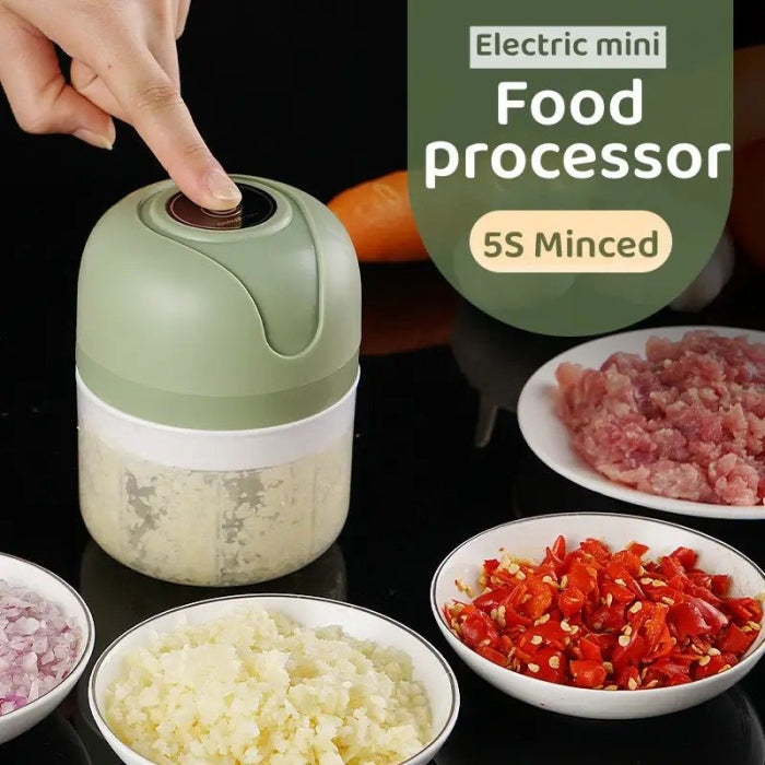 Mini hachoir électrique rechargeable avec câble USB 250 ML