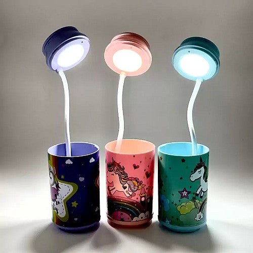 Lampe de lecture porte-crayons fantaisie