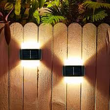 2x Appliques Murales 12 LED Extérieures Modernes