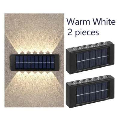 2x Appliques Murales 12 LED Extérieures Modernes