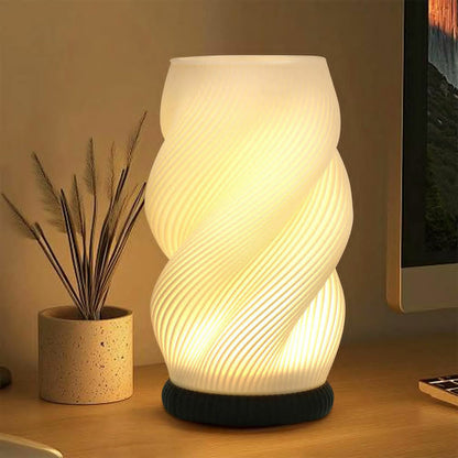 Lampe de chevet et vase à luminosité réglables