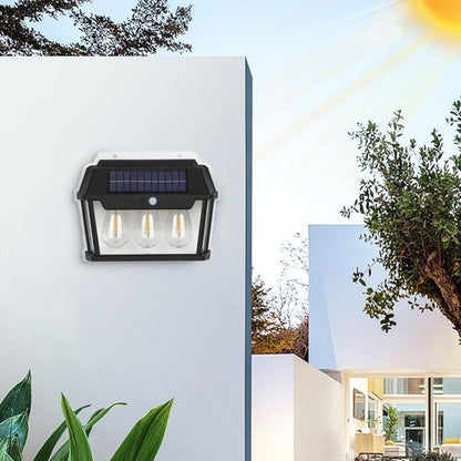 Applique Murale avec Trois Lampes Solaire